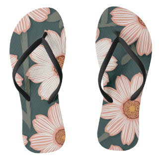 Chanclas flor flip flops