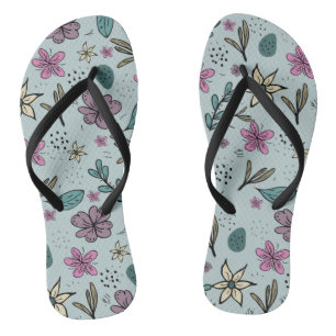 Chanclas Flor Girly Arte Nuevo diseño Flor estética floral