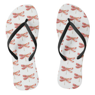 Chanclas Flor libélula con sakura de joyas