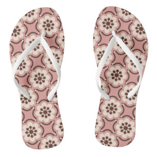 Chanclas Flor rosa