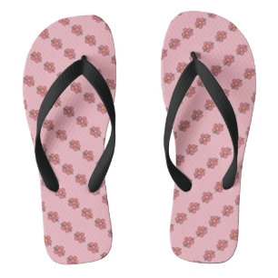 Chanclas Flor rosa
