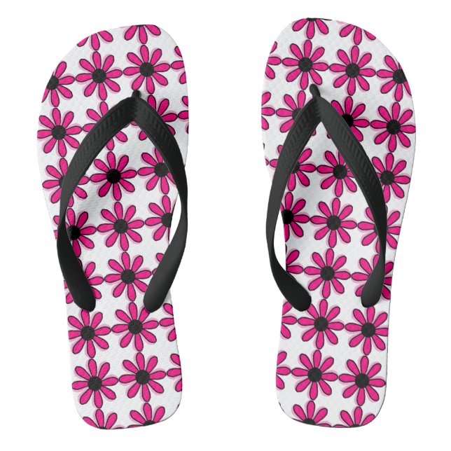 Chanclas Flor rosa (Plantilla)