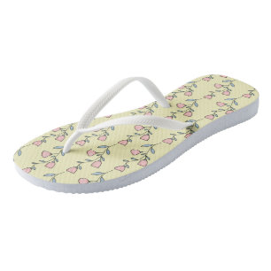 Chanclas Flor rosa amarilla