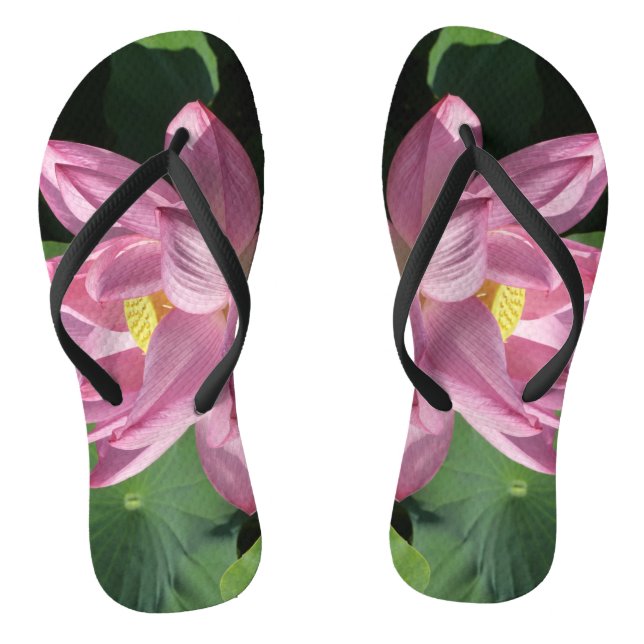 Chanclas Flor rosa Lotus IV (Plantilla)