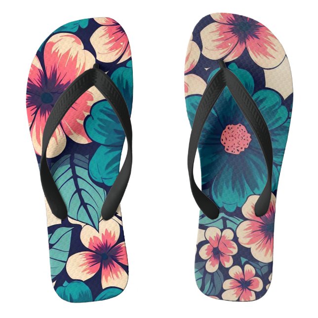 Chanclas Flor tropical (Plantilla)