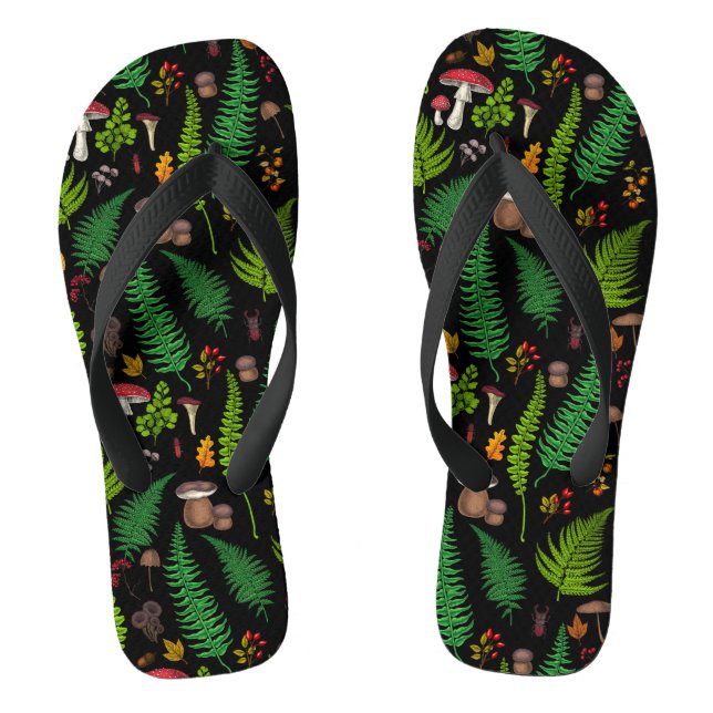 Chanclas Flora y fauna silvestres (Plantilla)