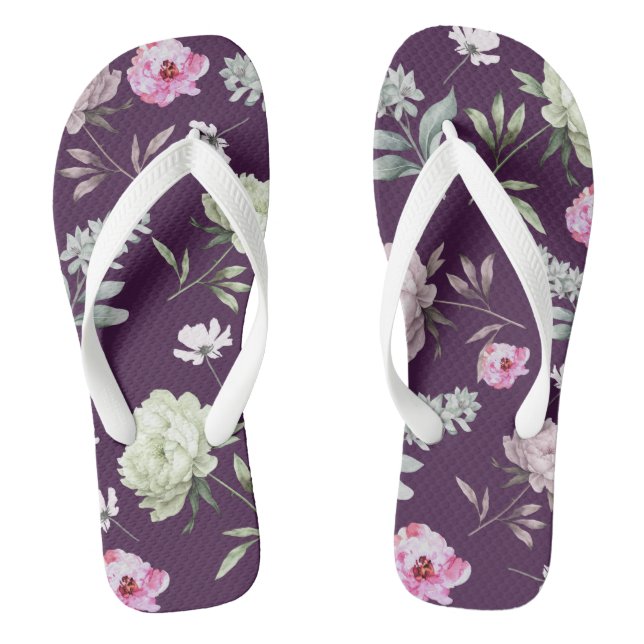 Chanclas Floral (Plantilla)