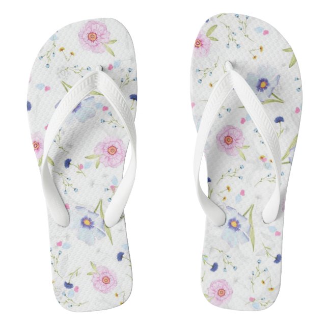 Chanclas Floral (Plantilla)