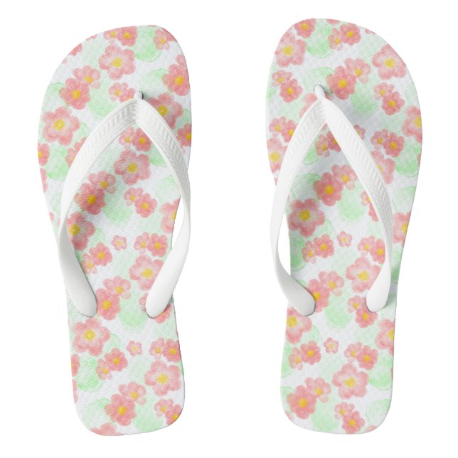 Chanclas Floral pattern no1 (Plantilla)