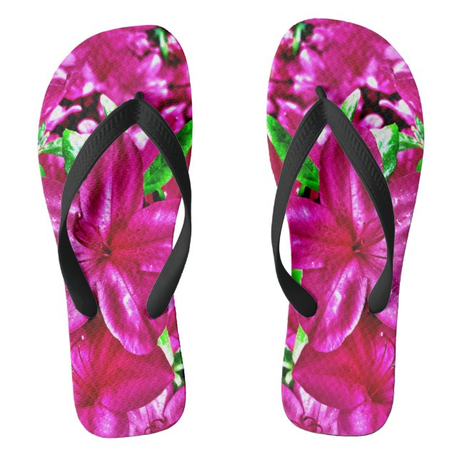 Chanclas Floral Rosa Tropical (Plantilla)