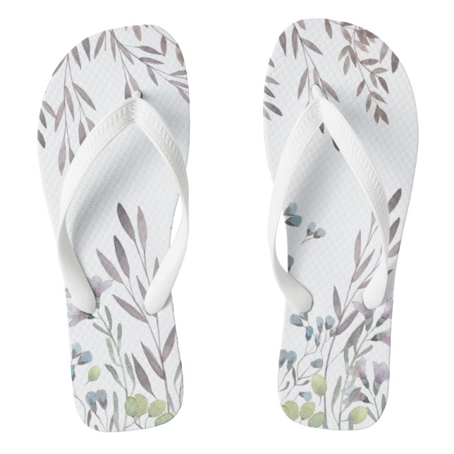 Chanclas Floral silvestre (Plantilla)