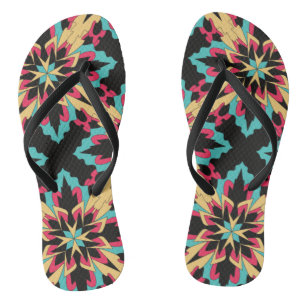 Chanclas Floral Y Glamour Moda Impresionante