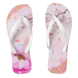 Chanclas Florales Rosas