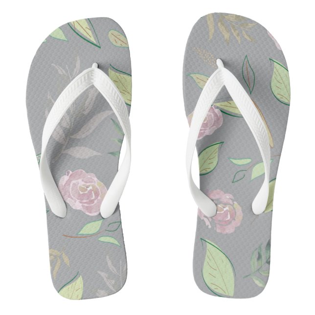 Chanclas Flores acuáticas festivas 2 (Plantilla)