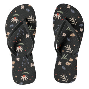 Chanclas Flores acuáticas simples 1