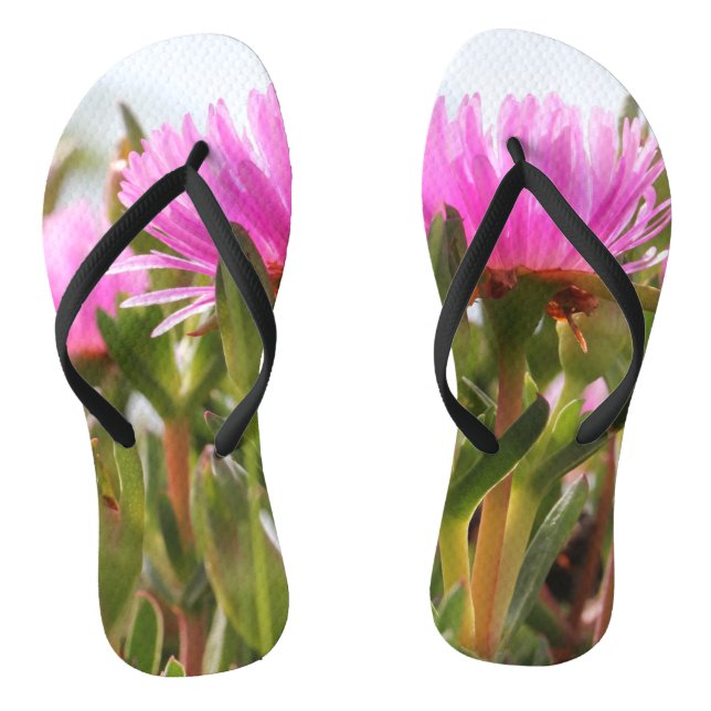Chanclas Flores alucinantes Flip Flops florecientes (Plantilla)