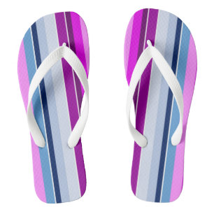 CHANCLAS FLORES DE FLIP AZULES AZULES