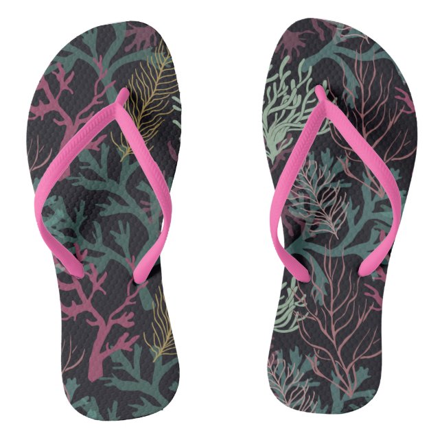 CHANCLAS FLORES DE FLIP DE WAKAME (Plantilla)