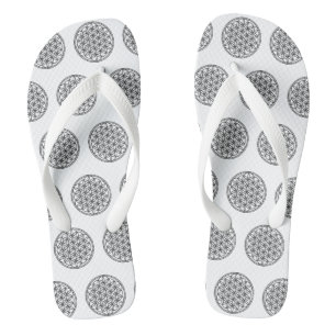 Chanclas FLORES DE LA VIDA - Esquema de símbolo de geometrí