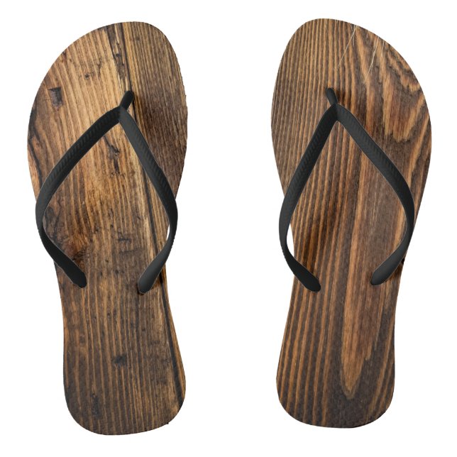 Chanclas Flores de madera (Plantilla)