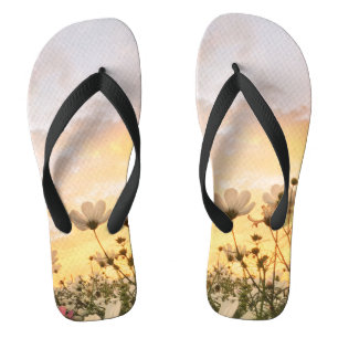 Chanclas flores de primavera