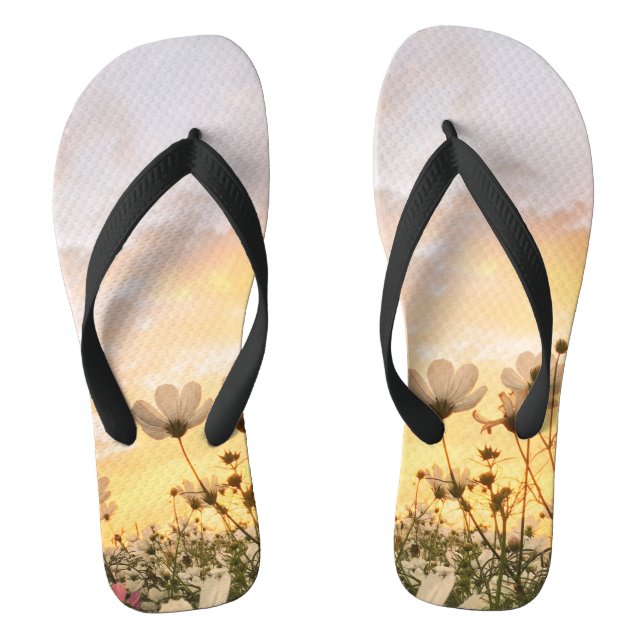 Chanclas flores de primavera (Plantilla)