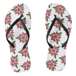 Chanclas flores rosadas
