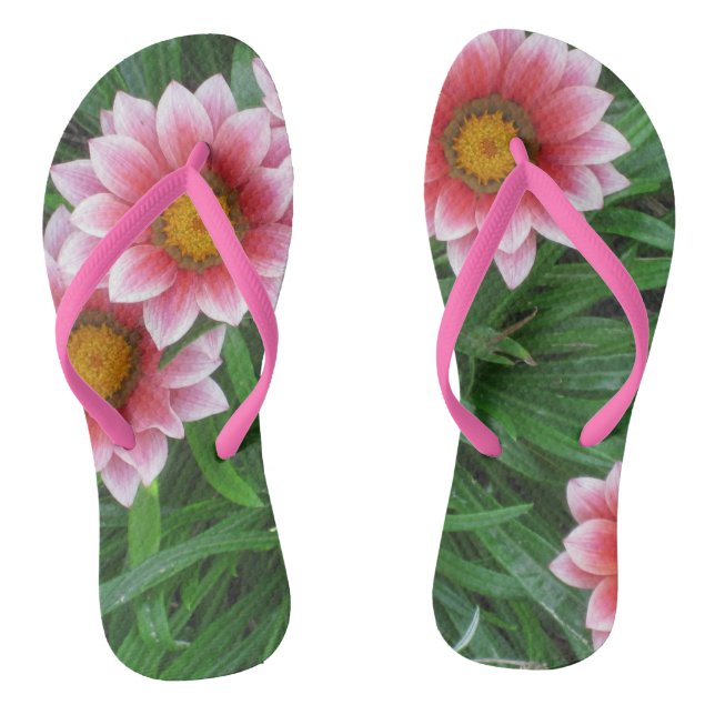 Chanclas Flores rosas (Plantilla)