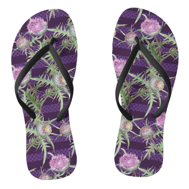Chanclas Flores silvestres (Plantilla)