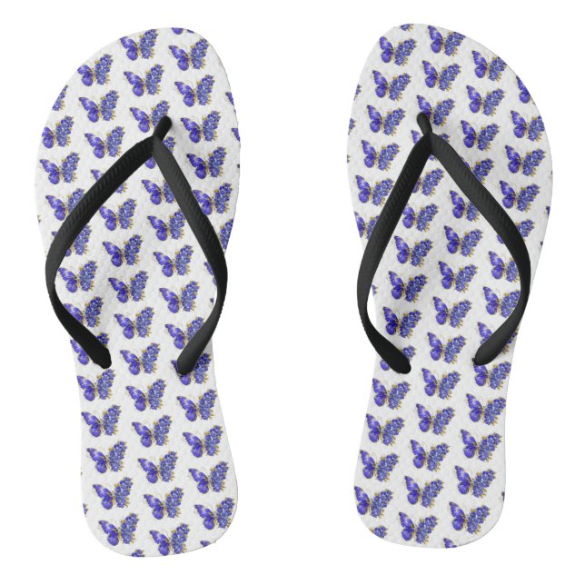 Chanclas Flower Sapphire Butterfly (Plantilla)