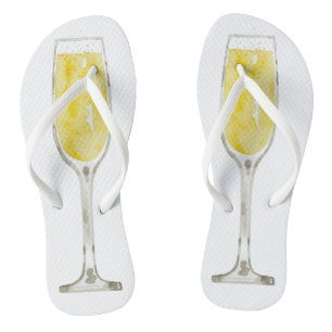 Chanclas Flujos acuáticos de champán
