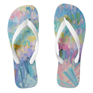 Chanclas Foliage expresivo colorido