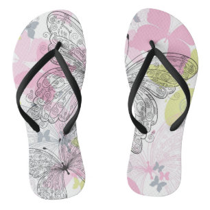 Chanclas Fondo con la mariposa