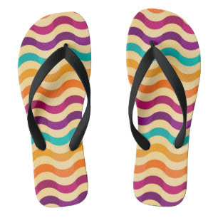 Chanclas Fondo con las rayas en 2 retros