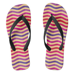 Chanclas Fondo con las rayas en 3 retros