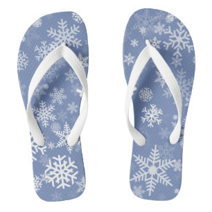 Chanclas Fondo de color de Personalizar gráfico con copos d