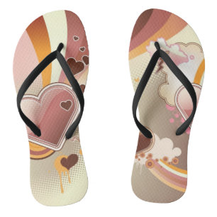 Chanclas Fondo de diseño estilizado