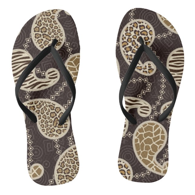 Chanclas Fondo de estilo Paisley (Plantilla)