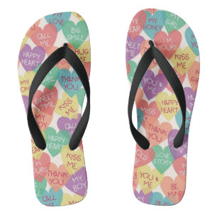 Chanclas Fondo de la forma del amor