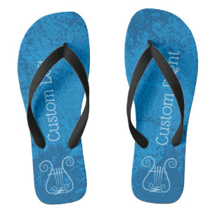 Chanclas Fondo de la liga azul