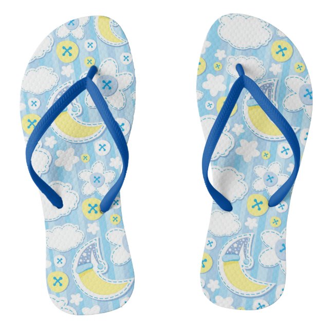 Chanclas fondo de niño (Plantilla)