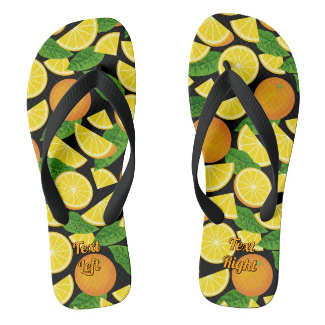 Chanclas Fondo del naranja (Plantilla)