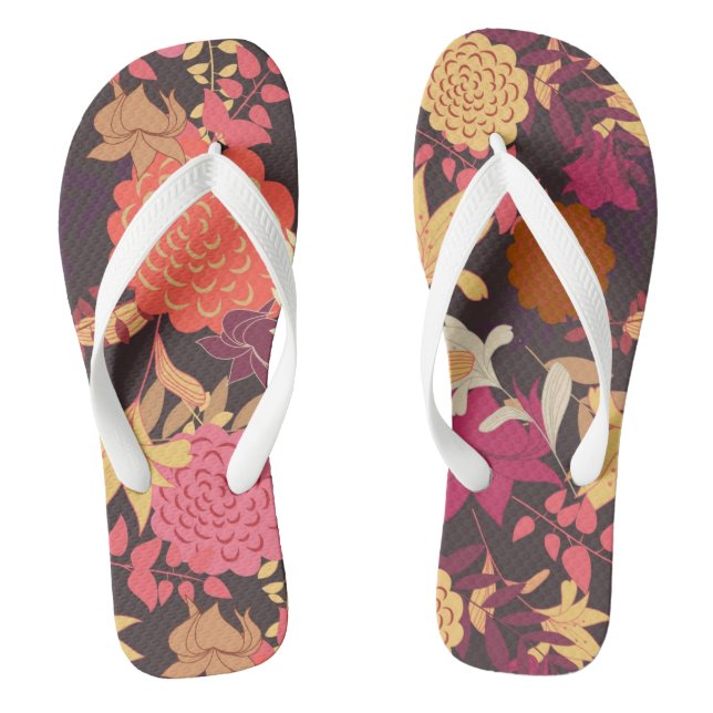 Chanclas Fondo floral 2 (Plantilla)