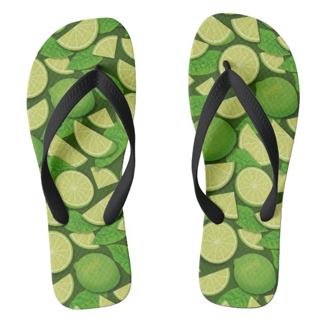 Chanclas Fondo Lime (Plantilla)