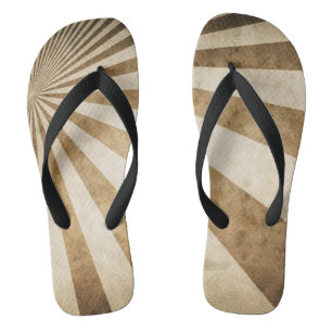 Chanclas Fondo retro del modelo de la raya