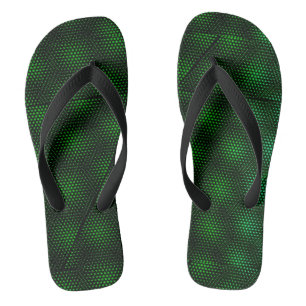 Chanclas Fondo verde abstracto