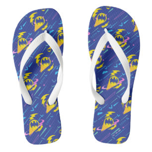 Chanclas Forever Batman Bat Signal Pattern