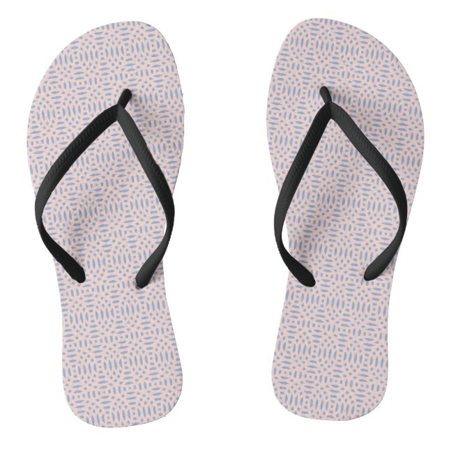 Chanclas forma circular patrón transparente (Plantilla)