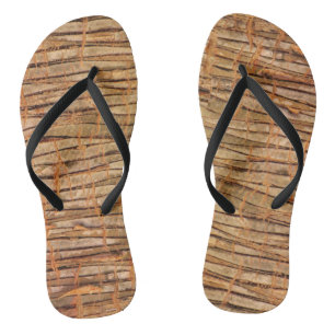 Chanclas Foto de la barca tropical de la galería de wicker