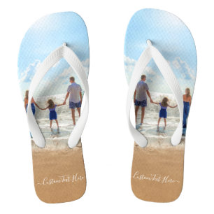 Chanclas Foto y texto Personalizado - Único su propio dise